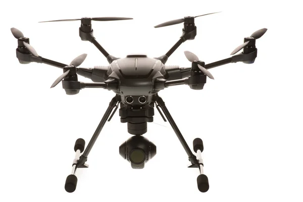 Geïsoleerde Foto Studio Van Heksacopter Drone — Stockfoto