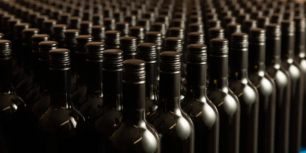 Garrafas Vinho Redy Winecellar Para Embalagem Entrega — Fotografia de Stock