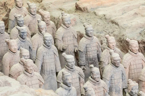 Xian China May 2018 Los Guerreros Del Ejército Terracota Tumba — Foto de Stock