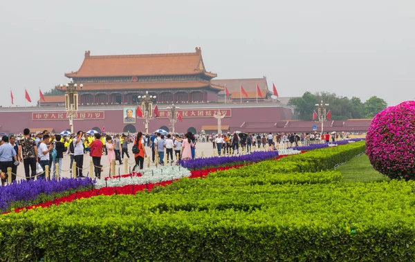 Beijing China Maio 2018 Praça Tianamen Entrada Para Cidade Proibida — Fotografia de Stock