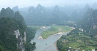 Li Nehri, Xingping, Guilin, Çin. Xingping iline bağlı Kuzey Guangxi, China.