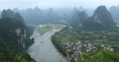 Li Nehri, Xingping, Guilin, Çin. Xingping iline bağlı Kuzey Guangxi, China.
