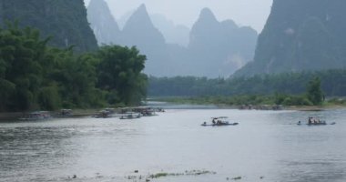 Li Nehri, Xingping, Guilin, Çin. Xingping iline bağlı Kuzey Guangxi, China.