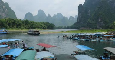 Li Nehri, Xingping, Guilin, Çin. Xingping iline bağlı Kuzey Guangxi, China.