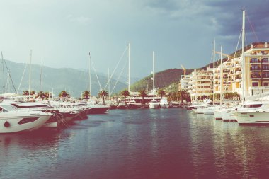 Porto Karadağ yat. Tivat, Karadağ, elit marina