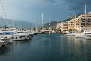 Porto Karadağ yat. Tivat, Karadağ, elit marina
