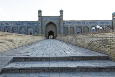 Fergana Vadisi en popüler yerlerinden Khudayar Khan sarayıdır. Kokand, Özbekistan.