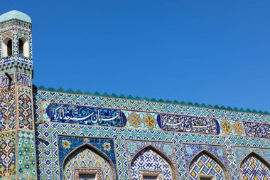 Fergana Vadisi en popüler yerlerinden Khudayar Khan sarayıdır. Kokand, Özbekistan.