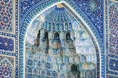 Ayrıntı gür-E Amir türbesi, Asya Fatih Tamerlane Türbesi veya Timur, Semerkand, Özbekistan