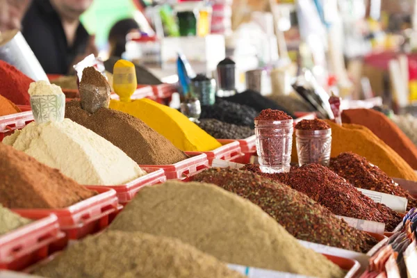 Traditional Bazaar Spices Tashkent Uzbekistan — Stock Photo, Image