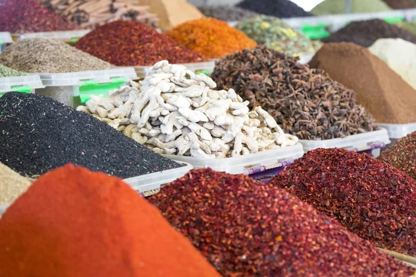 Traditional Bazaar Spices Tashkent Uzbekistan — Stock Photo, Image