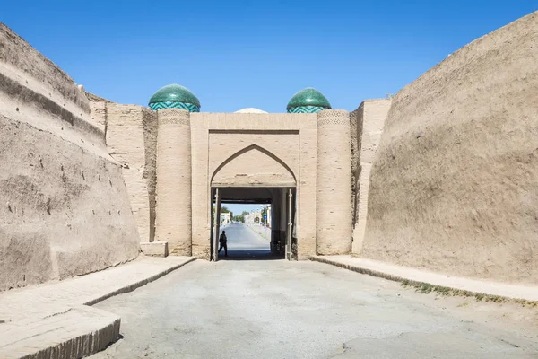 City Walls Ancient City Khiva Unesco World Heritage Site Uzbekistan — Stock Photo, Image