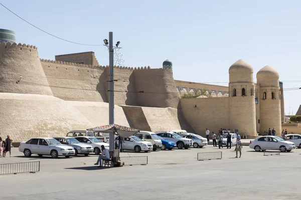 Khiva Uzbekistan August 2018 Historic Buildings Itchan Kala Fortress Historic — Stock Photo, Image
