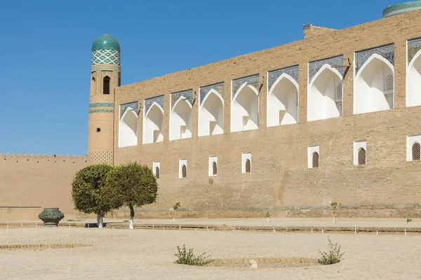 Historic Buildings Itchan Kala Fortress Historic Center Khiva Unesco World — Stock Photo, Image