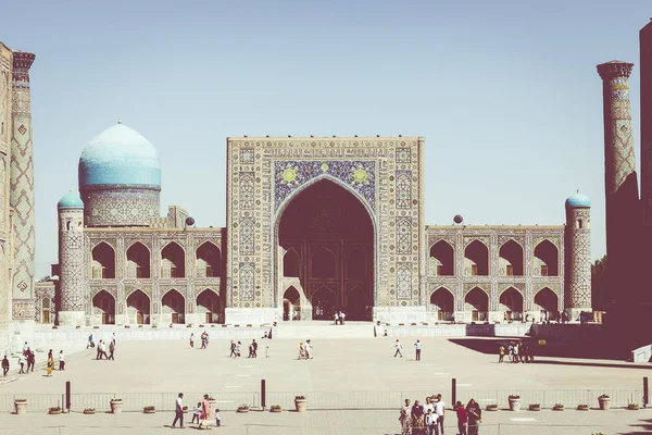 Samarkand Oezbekistan Augustus 2018 Registan Het Hart Van Oude Stad — Stockfoto