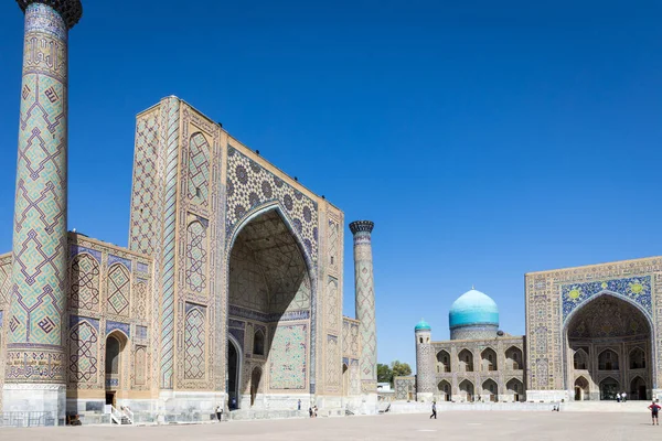 Samarkand Üzbegisztán Augusztus 2018 Ban Registan Szíve Samarkand Ősi Város — Stock Fotó