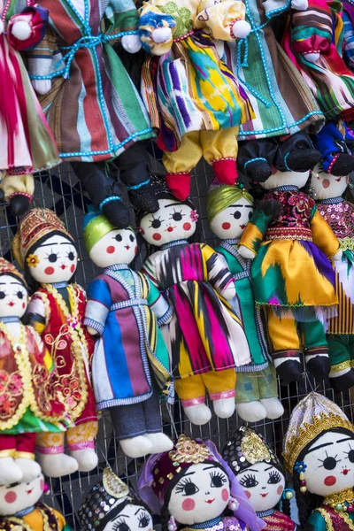 Bukhara Uzbekistan September 2018 Traditionell Orientalisk Docka Bukhara Bazaar Uzbekistan — Stockfoto