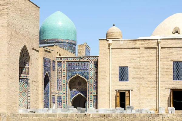 Historické Svaté Hřbitov Shahi Zinda Samarkand Uzbekistán — Stock fotografie