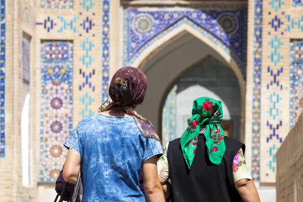 Historischer Heiliger Friedhof Von Shahi Zinda Samarkand Usbekistan — Stockfoto