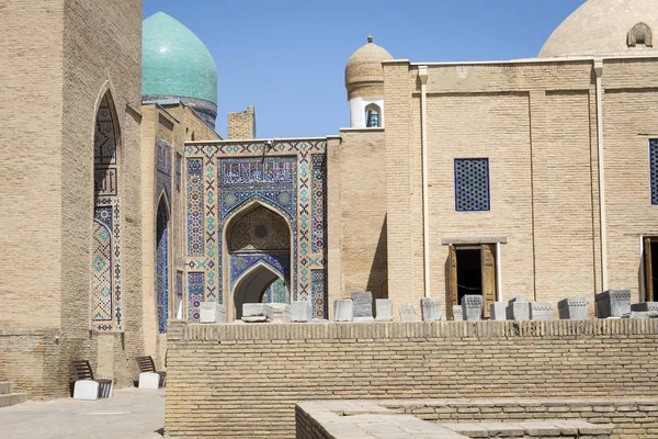 Historické Svaté Hřbitov Shahi Zinda Samarkand Uzbekistán — Stock fotografie