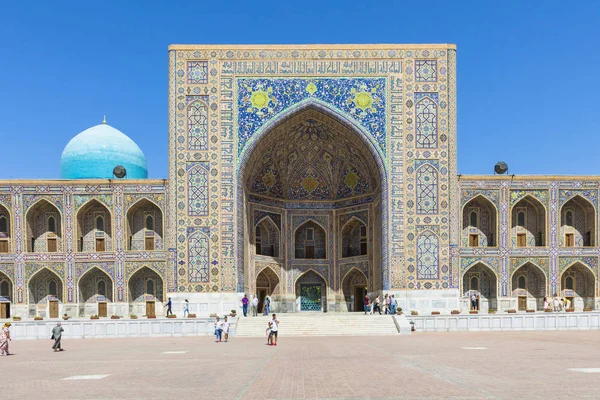 Samarkand Uzbekistán Agosto 2018 Registan Corazón Antigua Ciudad Samarcanda Uzbekistán —  Fotos de Stock