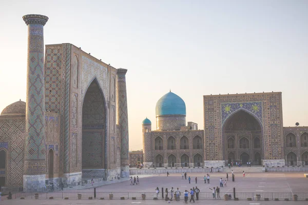 Samarkand Oezbekistan Augustus 2018 Registan Het Hart Van Oude Stad — Stockfoto