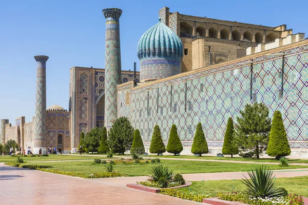 Samarkand Ouzbekistan Août 2018 Registan Cœur Ancienne Ville Samarkand Ouzbékistan — Photo