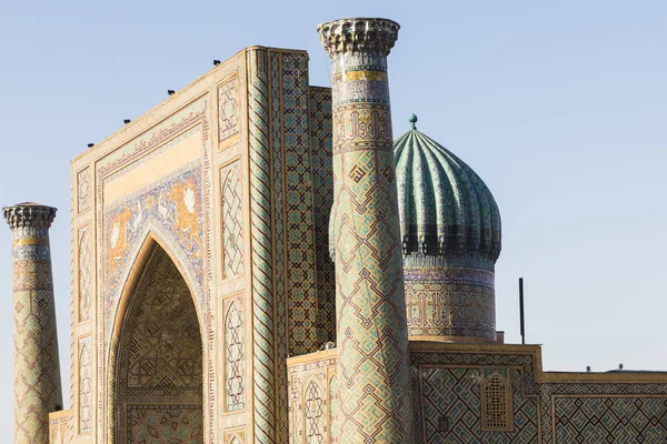 Het Registan Het Hart Van Oude Stad Van Samarkand Oezbekistan — Stockfoto