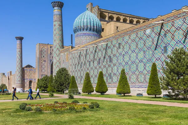 Registan Heart Ancient City Samarkand Uzbekistan — Stock Photo, Image