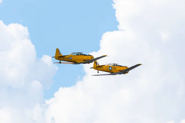 Gizycko Polónia Agosto 2018 North American Texan Dun 1938 Evento — Fotografia de Stock