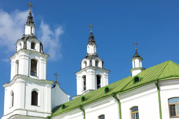 Katedra Ducha Świętego Mińsku Kościół Białorusi Symbol Kapitału Sławny — Zdjęcie stockowe