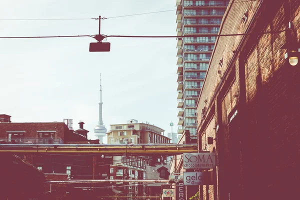 Toronto Kanada September 2018 Destilleriet District Tidigare Gooderham Vört Destilleri — Stockfoto