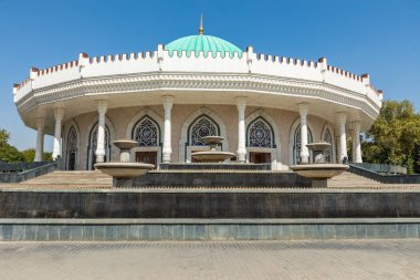 Taşkent, Özbekistan - 23 Ağustos 2018: Devlet Müzesi Taşkent Timuri Müzesi.