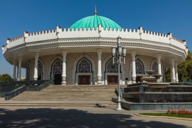 Taşkent, Özbekistan - 23 Ağustos 2018: Devlet Müzesi Taşkent Timuri Müzesi.