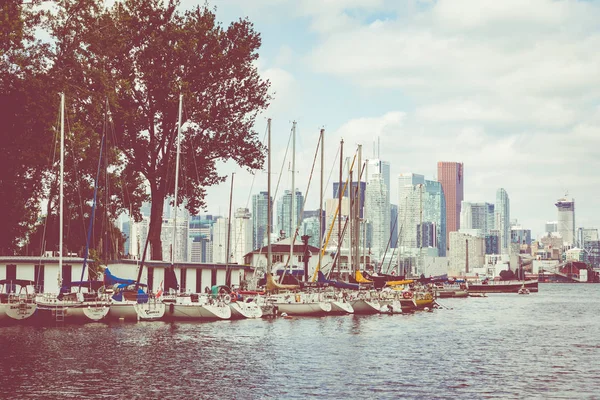 Toronto Kanada September 2018 Jachthafen Auf Toronto Insel Und Wunderschöne — Stockfoto