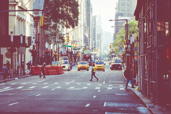 Nueva York Septiembre 2018 Calle Ciudad Nueva York Manhattan Hora —  Fotos de Stock