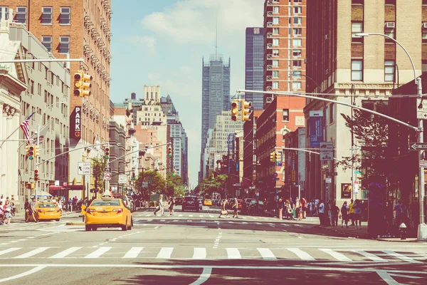 Nueva York Septiembre 2018 Calle Ciudad Nueva York Manhattan Hora —  Fotos de Stock