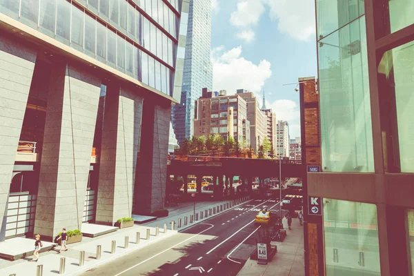 Nova Iorque Setembro 2018 Nova Iorque Estrada Rua Manhattan Verão — Fotografia de Stock