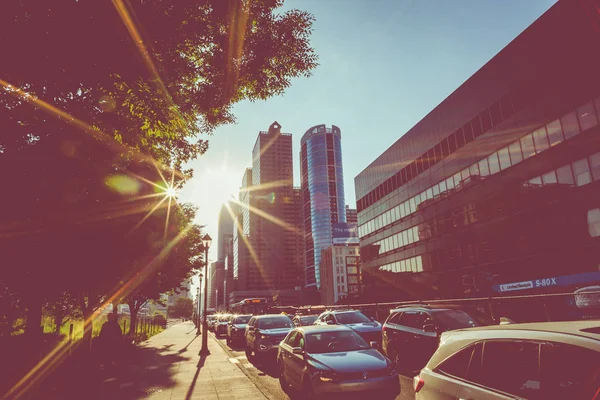 Philadelphia Eua Setembro 2018 Hora Nascer Sol Centro Cidade Filadélfia — Fotografia de Stock