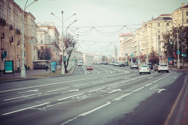 Minsk Belarus September 2018 View Old Historic Center Minsk Belarus — Stock Photo, Image