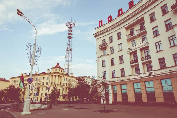 Minsk Belarus September 2018 View Old Historic Center Minsk Belarus — Stock Photo, Image