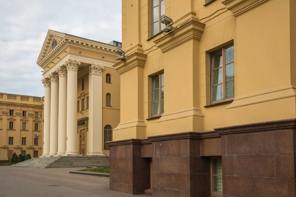 Minsk Belarus Septiembre 2018 Arquitectura Tradicional Casco Antiguo Ciudad Minsk — Foto de Stock