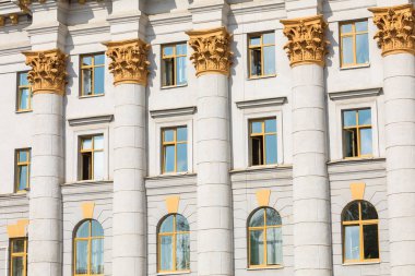 Minsk, Beyaz Rusya eski kesiminde geleneksel mimari.