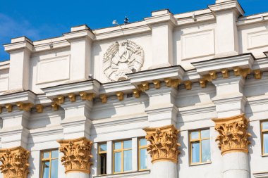 Minsk, Beyaz Rusya eski kesiminde geleneksel mimari.