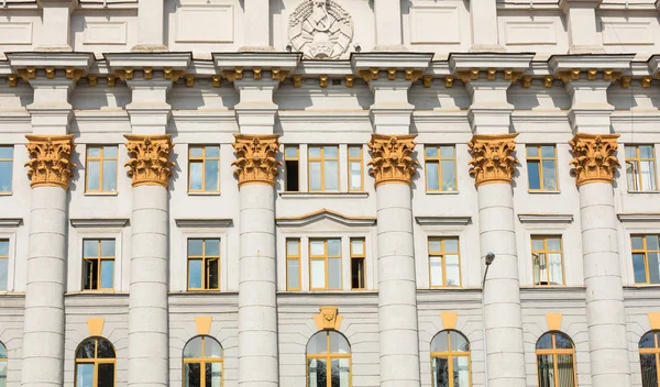 Traditionelle Architektur Der Altstadt Von Minsk Weißrussland — Stockfoto
