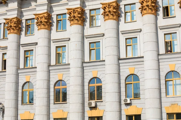 Architettura Tradizionale Nella Parte Vecchia Minsk Bielorussia — Foto Stock