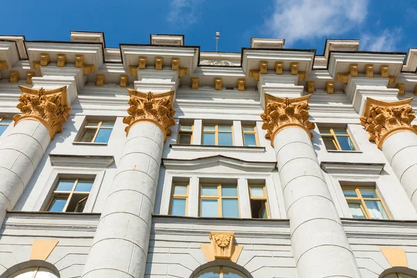 Traditionelle Architektur Der Altstadt Von Minsk Weißrussland — Stockfoto