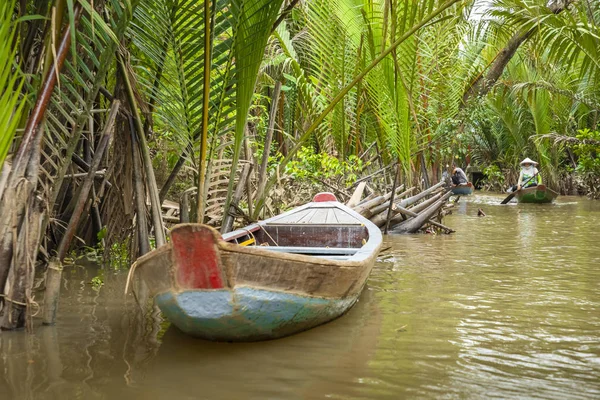 Tho Vietnam November 2018 Mekong River Delta Jungle Cruise Unidentified — Stock Photo, Image