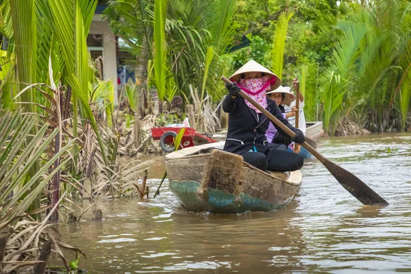 Tho Vietnam November 2018 Vietnamesische Frauen Mit Der Traditionellen Vietnamesischen — Stockfoto