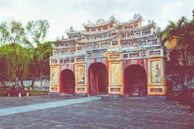 Hue, Vietnam için imparatorluk Nguyen Kraliyet Sarayı Hanedanı. UNESCO Dünya Miras Listesi.
